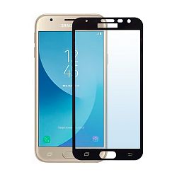 Защитное стекло 3D Classic для Samsung Galaxy J3 2017, черная рамка