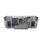 Задняя панель JSAUX Transparent Back Plate RGB/Vents для Steam Deck