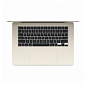 Ноутбук Apple Macbook Air 15" (2023) M2 8 ГБ, 256 ГБ SSD (MQKU3), "сияющая звезда" - 2
