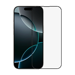 Защитное стекло Mocoll 2.5D для Apple iPhone 15 / 16, черная рамка