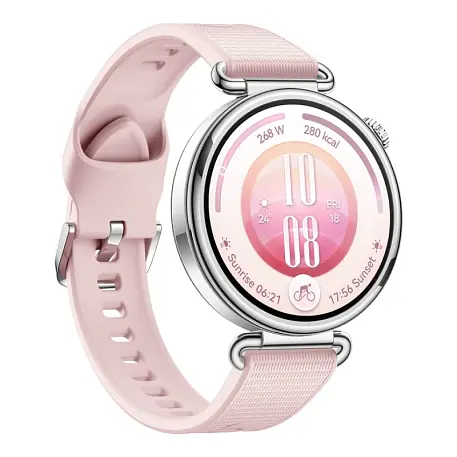 Умные часы Huawei Watch GT 7 41mm серебристый (розовый ремешок) - 3