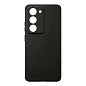Клип-кейс (накладка) Borasco Art Case для Xiaomi Redmi 15 4G полиуретан, поликарбонат, "чёрный карбон"