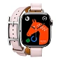 Умные часы Apple Watch Hermes Series 11 42mm GPS + Cellular Silver Titanium Case Mauve Pale Double Tour Hapi Attelage Strap (with Orange Hermès Sport band) - 2