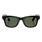Умные очки Ray-Ban Wayfarer Gen 2 Shiny Black, G15 Green Solid Color, (50-22-150mm) - 2