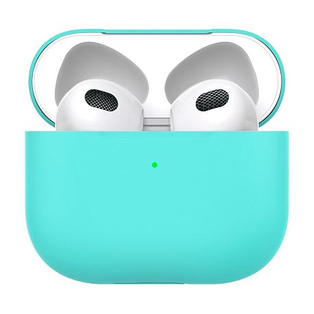 Кобура Deppa Ultra Slim для Apple AirPods 3 силикон, мятный - 2