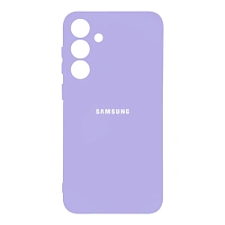 Клип-кейс (накладка) Silicone cover закрытый для Samsung Galaxy S25 FE силикон, лавандовый