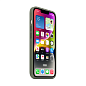Клип-кейс (накладка) Silicone Case MagSafe для Apple iPhone 14 силикон, оливковый - 2