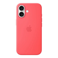 Клип-кейс (накладка) Apple Silicone Case MagSafe для Apple iPhone 17 силикон, Bright Guava