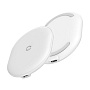 Беспроводное зарядное устройство Baseus Cobble Wireless Charger 15 Вт, белый - 1