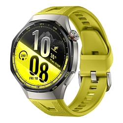 Умные часы Huawei Watch GT 7 Pro 46mm титановый (жёлтый ремешок)