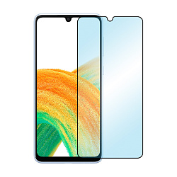 Защитное стекло 3D Classic для Samsung Galaxy A31 / A32 / A33 / A22 / M32 / M22, черная рамка