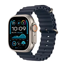 Умные часы Apple Watch Ultra 2 (2024) 49mm GPS + Cellular Natural Titanium Case Navy Ocean Band