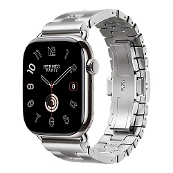 Умные часы Apple Watch Hermes Series 11 46mm GPS + Cellular Silver Titanium Case Gris Single Tour Grand H Strap