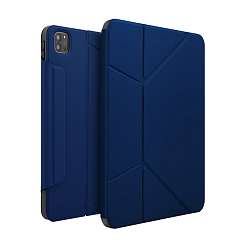 Чехол-книжка UNIQ Ryze для Apple iPad Pro 11" (2020 /  2021) / Apple iPad Air 10.9 (2020 / 2022) искусственная кожа, синий