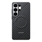 Клип-кейс (накладка) Samsung Carbon Magnet Case для Samsung Galaxy S26 Ultra арамидное волкно, алюминий, поликарбонат, тёмно-серый