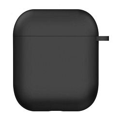 Кобура Silicon Protection Case для Apple AirPods 2018 / 2019 силикон, чёрный