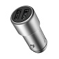 Автомобильное зарядное устройство Xiaomi ZMI Car Charger 36 Вт, серебристый