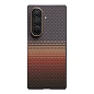 Клип-кейс (накладка) Pitaka Ultra-Slim Case для Samsung Galaxy Z Fold 7 кевлар (арамид), "закат" (FSFOLD7)