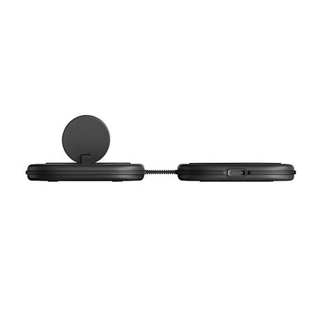 Беспроводное зарядное устройство Breaking 3 in 1 Charging Stand DS01 20 Вт (Уценка) чёрный (хорошее состояние, мелкие потертости, неполный комплект) - 4