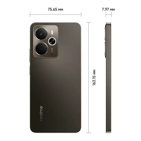 Смартфон Realme 14 12/256 ГБ "графитовый чёрный" (2sim) - 9
