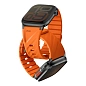 Спортивный ремешок UNIQ Fluo для Apple Watch 38 / 40 / 41 / 42 / 44 / 45 / 46 / 49mm каучук оранжевый