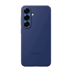 Клип-кейс (накладка) для Samsung Galaxy S24 / S25 силикон, синий