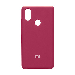 Клип-кейс (накладка) Silicone cover для Xiaomi Redmi Note 7 / Note 7 Pro / Note 7S силикон, малиновый