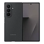 Клип-кейс (накладка) Samsung Carbon Shield Case для Samsung Galaxy Z Fold 7 карбон, чёрно-серый (узкая полоска)