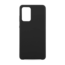 Клип-кейс (накладка) для Samsung Galaxy A72 силикон, чёрный матовый