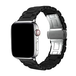 Браслет для Apple Watch 38 / 40 / 41 / 42mm керамика чёрный