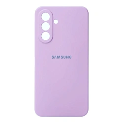 Клип-кейс (накладка) Silicone cover закрытый для Samsung Galaxy A37 силикон, лавандовый