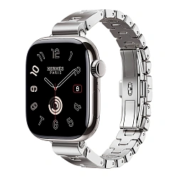 Умные часы Apple Watch Hermes Series 11 42mm GPS + Cellular Silver Titanium Case Gris Single Tour Grand H Fin Strap