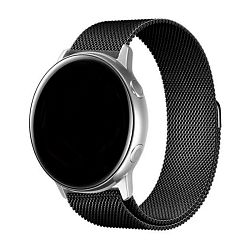 Браслет Миланский сетчатый для Samsung Watch 22mm сталь чёрный