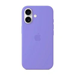 Клип-кейс (накладка) Silicone Case для Apple iPhone 16 Plus силикон, лавандовый