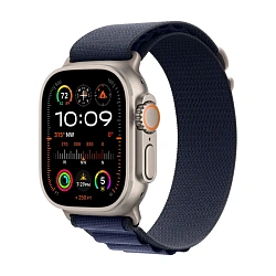 Умные часы Apple Watch Ultra 2 (2024) 49mm GPS + Cellular Natural Titanium Case Navy Alpine Loop