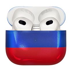 Беспроводные наушники Apple AirPods 3 with MagSafe "Флаг РФ"  (MME73)