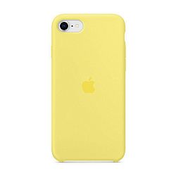 Клип-кейс (накладка) Apple Silicone Case для Apple iPhone SE 2020 / 2022 силикон, Lemonade