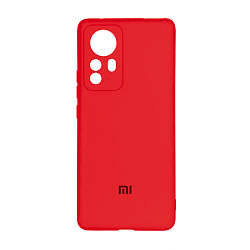 Клип-кейс (накладка) для Xiaomi 12 Pro силикон, красный
