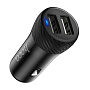 Автомобильное зарядное устройство Hoco Z21 24 Вт, чёрный - 1