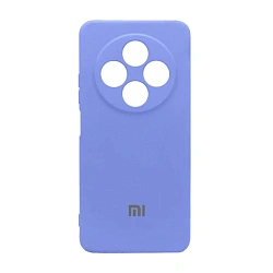 Клип-кейс (накладка) Silicone cover закрытый для Xiaomi Redmi 14C / Poco C75 силикон, лавандовый