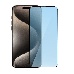 Защитное стекло Mocoll Kyanite Series 3D для Apple iPhone 15 Pro Max, черная рамка