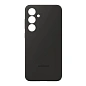 Клип-кейс (накладка) Samsung Silicone Case для Samsung Galaxy S24 FE силикон, поликарбонат, чёрный