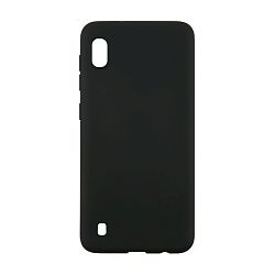 Клип-кейс (накладка) Silicone cover для Samsung Galaxy A10 силикон, чёрный