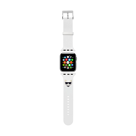 Ремешок CG Mobile Lagerfeld Choupette Head для Apple Watch 38 / 40 / 41 / 42mm силикон - 3
