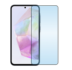 Защитное стекло 3D Classic для Samsung Galaxy A35 / A55, черная рамка