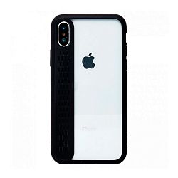 Клип-кейс (накладка) Hoco Star Shadow Series для Apple iPhone X / Xs силикон, чёрный