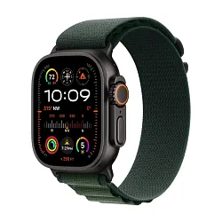 Умные часы Apple Watch Ultra 2 (2024) 49mm GPS + Cellular Black Titanium Case Dark Green Alpine Loop