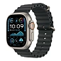 Ремешок Apple Ocean Band Extension для Apple Watch 44 / 45 / 46 / 49mm фторэластомер Black Black Titanium (One Size)