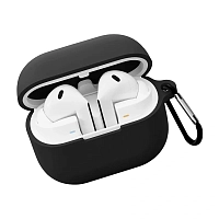 Кобура VLP Charm Case для Samsung Galaxy Buds 3 / 3 Pro силикон, чёрный