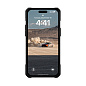Клип-кейс (накладка) UAG Monarch для Apple iPhone 14 Pro Max поликарбонат, карбон, чёрный - 2